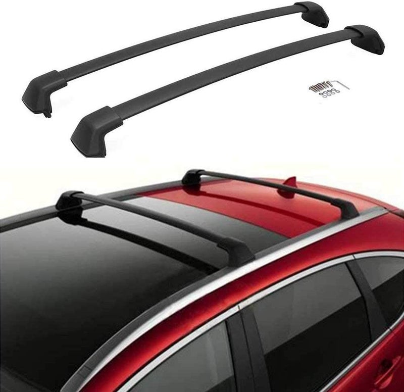 ANTS PART Roof Rack Cross Bars for 2012-2016 Honda CRV CR-V Cross Rails Black - Image 1